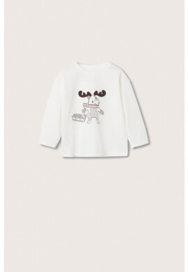 Mango Kids Детска блуза с дълги ръкави Reno - Pepit.bg