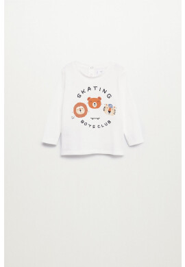 Mango Kids Детска блуза с дълги ръкави Skate - Pepit.bg