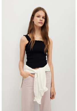 Mango Kids Детска памучна блуза Emma - Pepit.bg