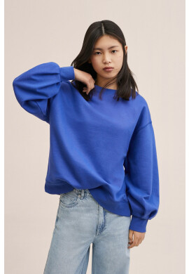 Mango Kids Детска памучна блуза Fluor - Pepit.bg