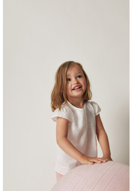 Mango Kids Детска памучна блуза Win 80-104 cm - Pepit.bg