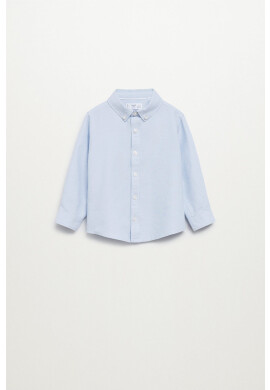 Mango Kids Детска памучна риза Oxford - Pepit.bg