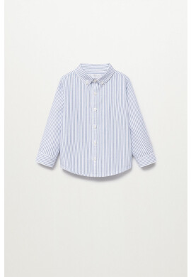 Mango Kids Детска памучна риза Oxford - Pepit.bg