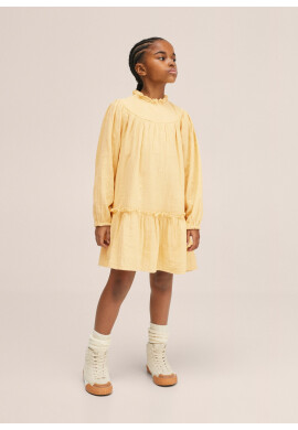 Mango Kids Детска памучна рокля - Pepit.bg