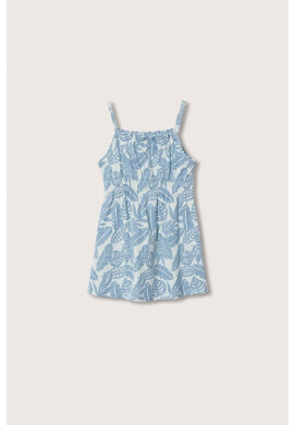 Mango Kids Детска памучна рокля Playa - Pepit.bg