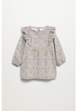 Mango Kids Детска памучна рокля VIVIAN - Pepit.bg