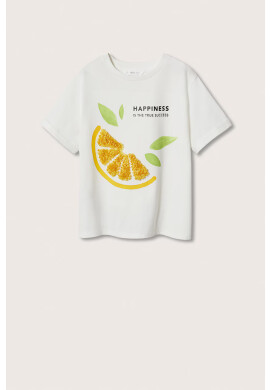Mango Kids Детска памучна тениска - Pepit.bg