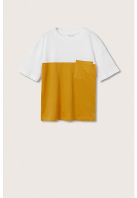 Mango Kids Детска памучна тениска - Pepit.bg
