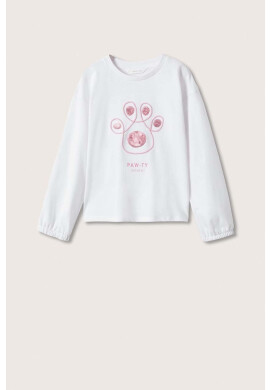 Mango Kids Детска памучна тениска - Pepit.bg
