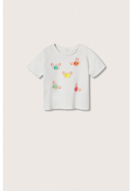 Mango Kids Детска памучна тениска August - Pepit.bg