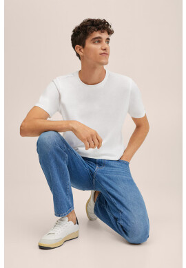Mango Kids Детска памучна тениска Basic - Pepit.bg