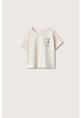 Mango Kids Детска памучна тениска Captain - Pepit.bg