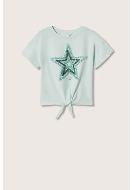 Mango Kids Детска памучна тениска Chiffy - Pepit.bg