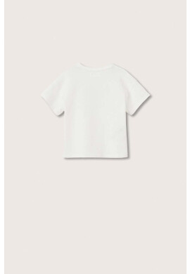 Mango Kids Детска памучна тениска Dina - Pepit.bg