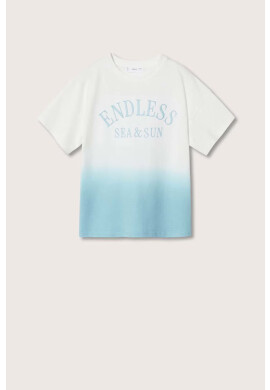 Mango Kids Детска памучна тениска Endless - Pepit.bg