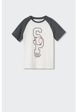 Mango Kids Детска памучна тениска Francis - Pepit.bg