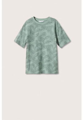 Mango Kids Детска памучна тениска Frog - Pepit.bg
