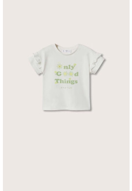 Mango Kids Детска памучна тениска Helen - Pepit.bg