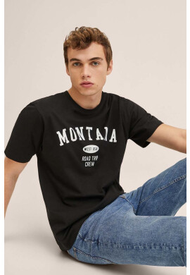 Mango Kids Детска памучна тениска Montana - Pepit.bg