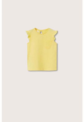 Mango Kids Детска памучна тениска Sol - Pepit.bg