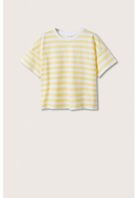Mango Kids Детска памучна тениска Summer - Pepit.bg