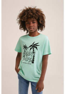 Mango Kids Детска памучна тениска Sunny - Pepit.bg