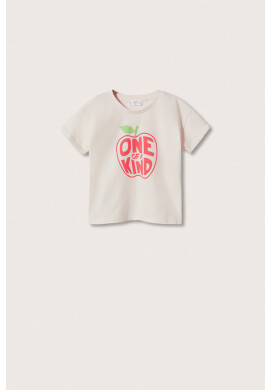 Mango Kids Детска памучна тениска Vacay - Pepit.bg