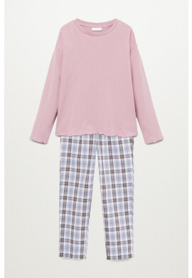 Mango Kids Детска пижама SQUARE - Pepit.bg