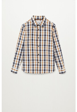 Mango Kids Детска риза CHECKS8 - Pepit.bg