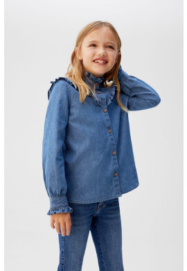 Mango Kids Детска риза Estrella 110-164 cm - Pepit.bg