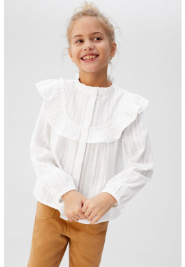 Mango Kids Детска риза Jess 110-164 cm - Pepit.bg