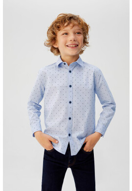 Mango Kids Детска риза Topo 110-164 cm - Pepit.bg