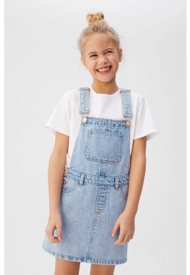 Mango Kids Детска рокля Paulina 110-164 cm - Pepit.bg