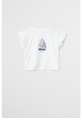 Mango Kids Детска тениска Barco 80-104 cm - Pepit.bg