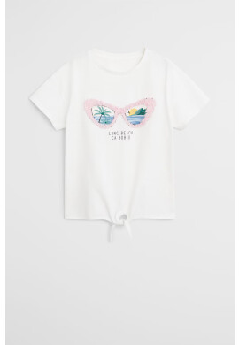 Mango Kids Детска тениска Beach 110-164 cm - Pepit.bg