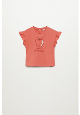 Mango Kids Детска тениска Boleta 80-104 cm - Pepit.bg