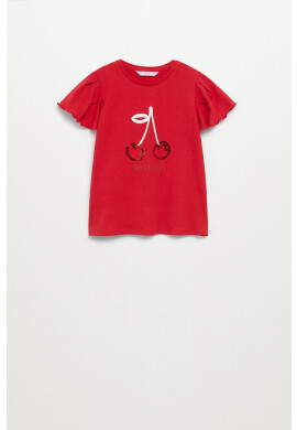 Mango Kids Детска тениска CHERRY - Pepit.bg