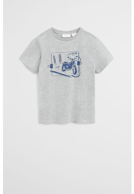 Mango Kids Детска тениска Cities 110-164 cm - Pepit.bg