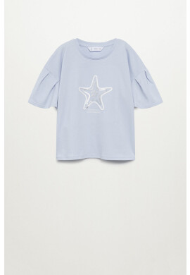 Mango Kids Детска тениска CORD - Pepit.bg