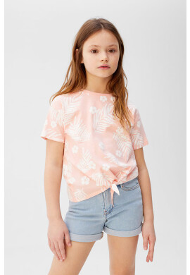 Mango Kids Детска тениска Days 110-164 cm - Pepit.bg
