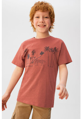 Mango Kids Детска тениска Guepardo 110-164 cm - Pepit.bg