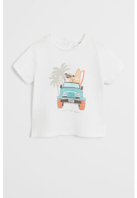 Mango Kids Детска тениска Hawaii 80-104 cm - Pepit.bg