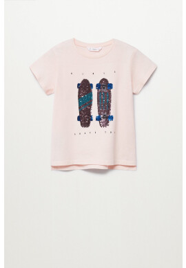 Mango Kids Детска тениска Lolly 110-164 cm - Pepit.bg