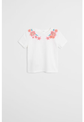 Mango Kids Детска тениска Lupe 80-104 cm - Pepit.bg