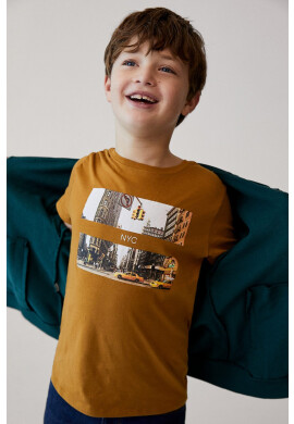Mango Kids Детска тениска NYC - Pepit.bg