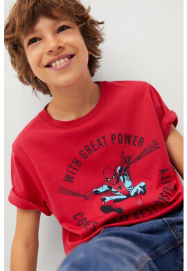 Mango Kids Детска тениска POWER - Pepit.bg