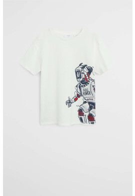 Mango Kids Детска тениска Robot - Pepit.bg
