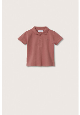 Mango Kids Детска тениска с яка Javi - Pepit.bg