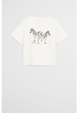 Mango Kids Детска тениска Safari 110-164 cm - Pepit.bg