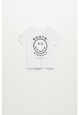 Mango Kids Детска тениска SMILEYB - Pepit.bg